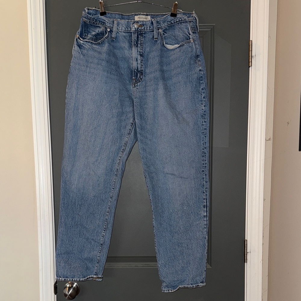 Madewell Light Blue Denim Barrel Jeans